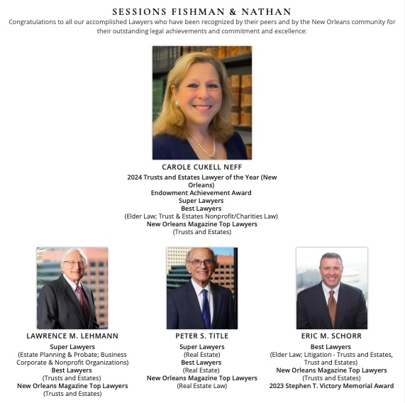 2023 Lawyer Recognition Sessions, Fishman & Nathan, L.L.C.